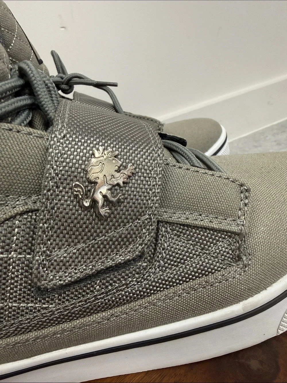 VLADO Atlas II High Top Sneakers Gray‎ Olive Size 7.5 Streetwear